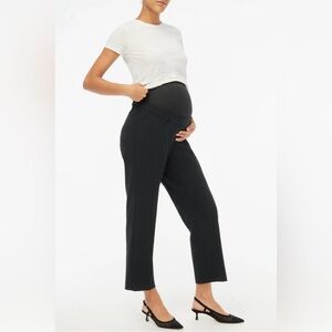 J.Crew Maternity straight-leg work pant in black